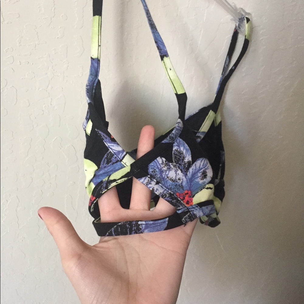 nwot free people floral bralette - Picture 3 of 3
